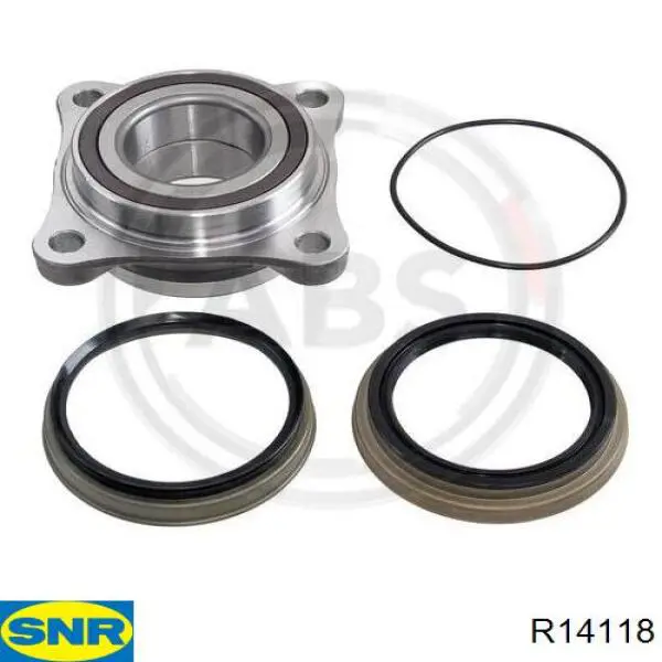 Комплект підшипник маточини передньої SNR R14118 ціна, від 75.60 USD