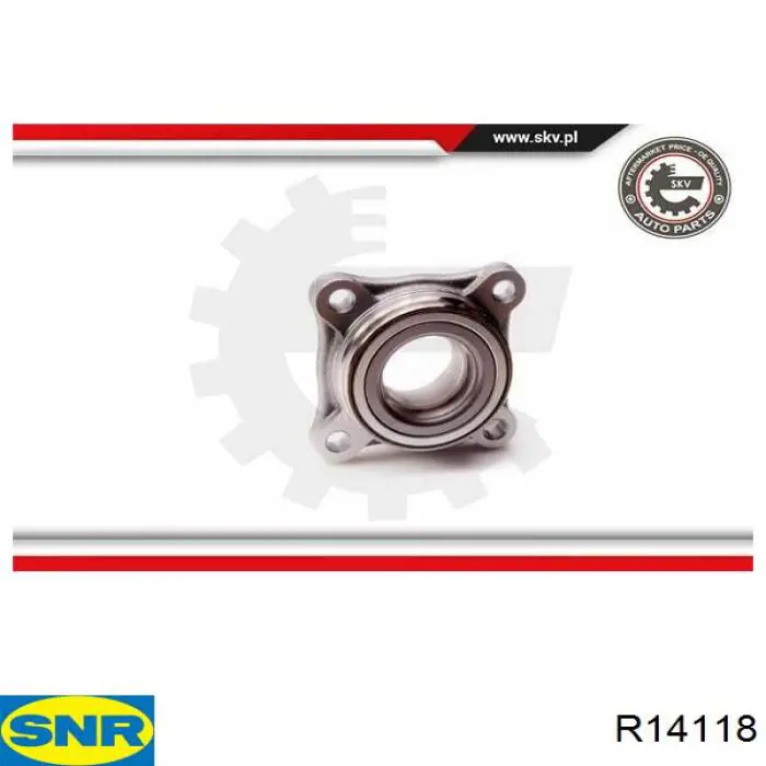 Купити R14118 SNR Підшипник ступиці передньої