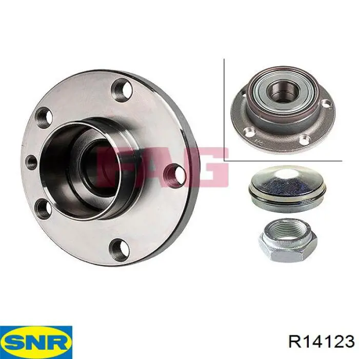 Маточини задніх коліс SNR R14123 ціна, від 25.37 USD