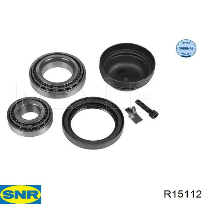 Комплект підшипник маточини передньої SNR R15112 ціна, від 14.68 USD
