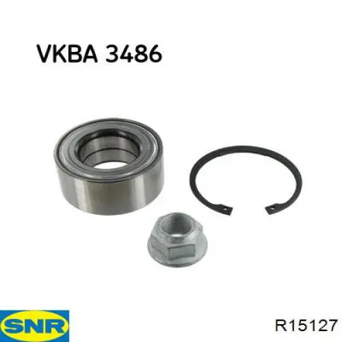 Підшипник маточини передньої/задньої SNR R15127 ціна, від 33.16 USD