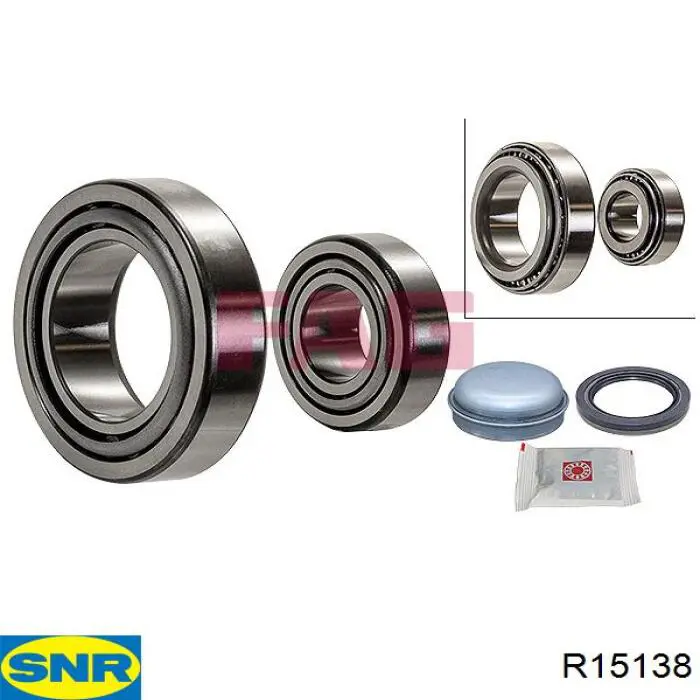 R15138 SNR Підшипник маточини передньої