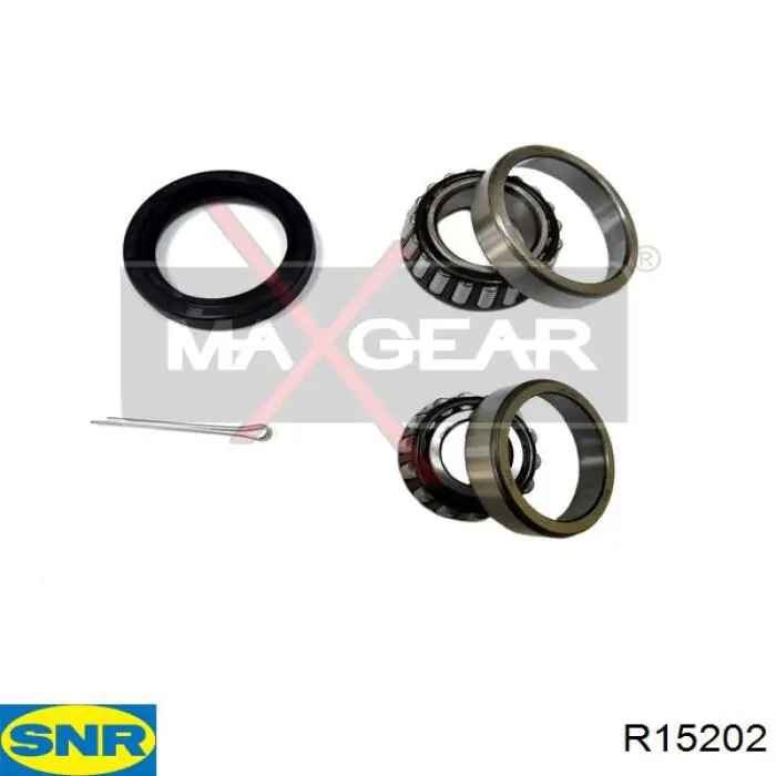Комплект підшипник маточини передньої SNR R15202 ціна, від 9.19 USD