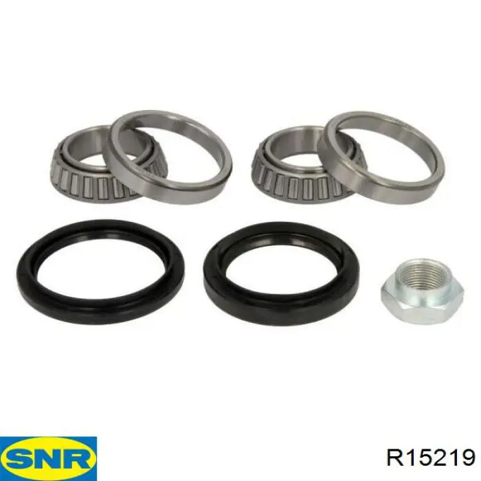Комплект підшипник маточини передньої SNR R15219 ціна, від 13.30 USD