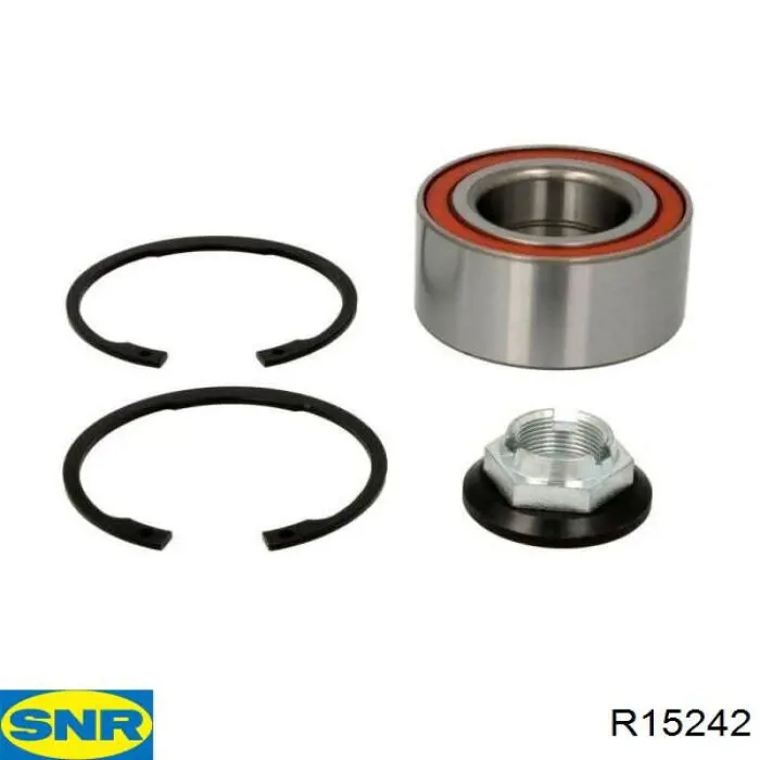 Комплект підшипник маточини передньої SNR R15242 ціна, від 16.29 USD