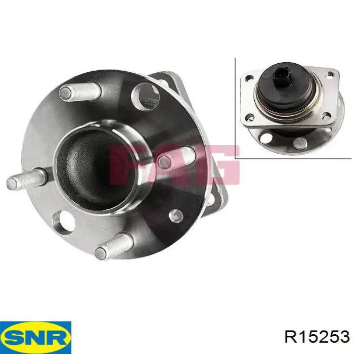 R15253 SNR Маточина задня
