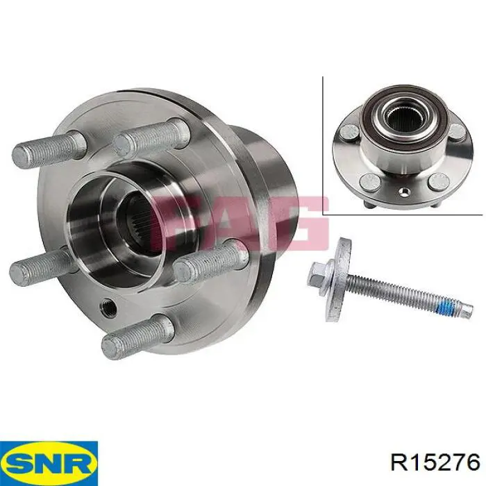 Маточина колеса передня SNR R15276 ціна, від 116.90 USD