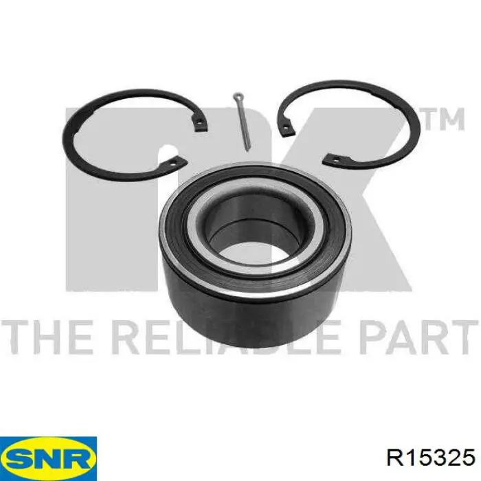 Комплект підшипник маточини передньої SNR R15325 ціна, від 11.40 USD