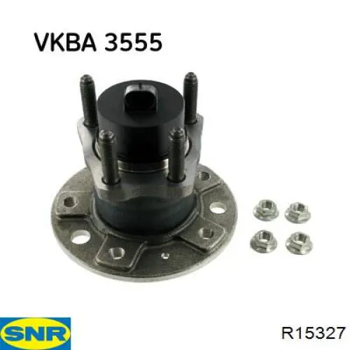 Маточини задніх коліс SNR R15327 ціна, від 56.37 USD