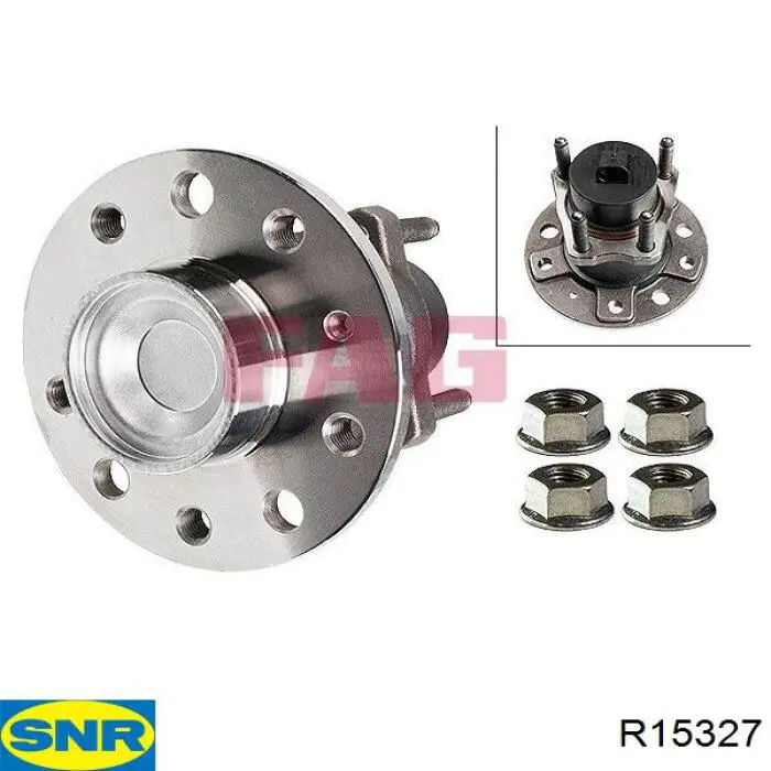 Купити R15327 SNR Підшипник ступиці колеса