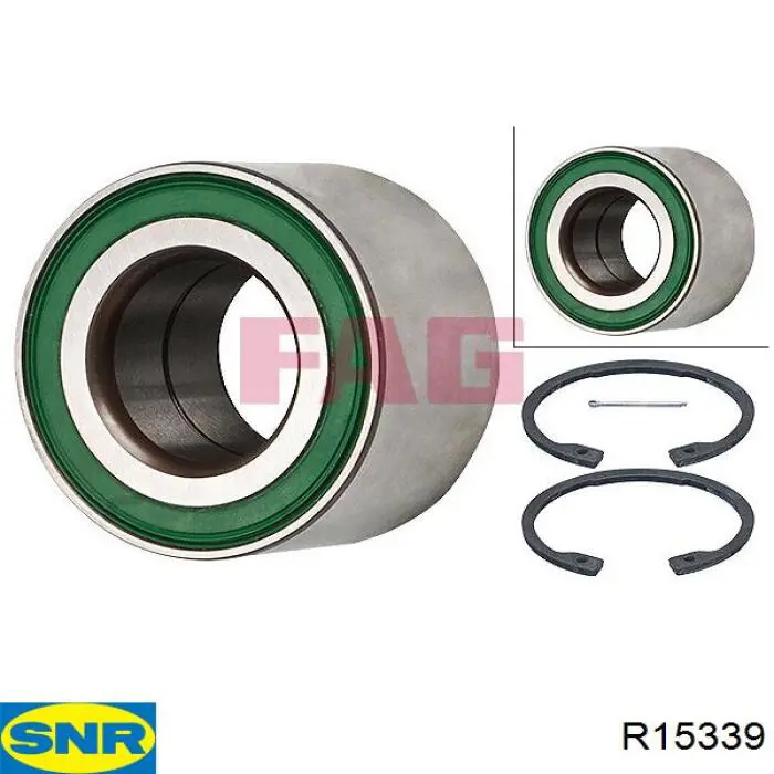 R15339 SNR Підшипник маточини передньої