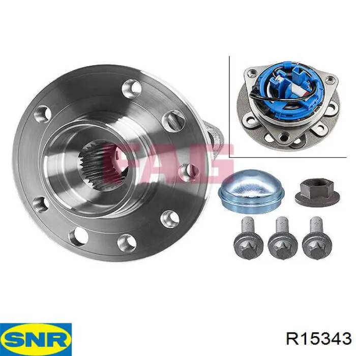 Маточина переднього колеса SNR R15343