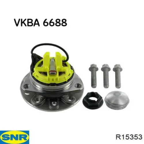 Маточина колеса передня SNR R15353 ціна, від 91.25 USD