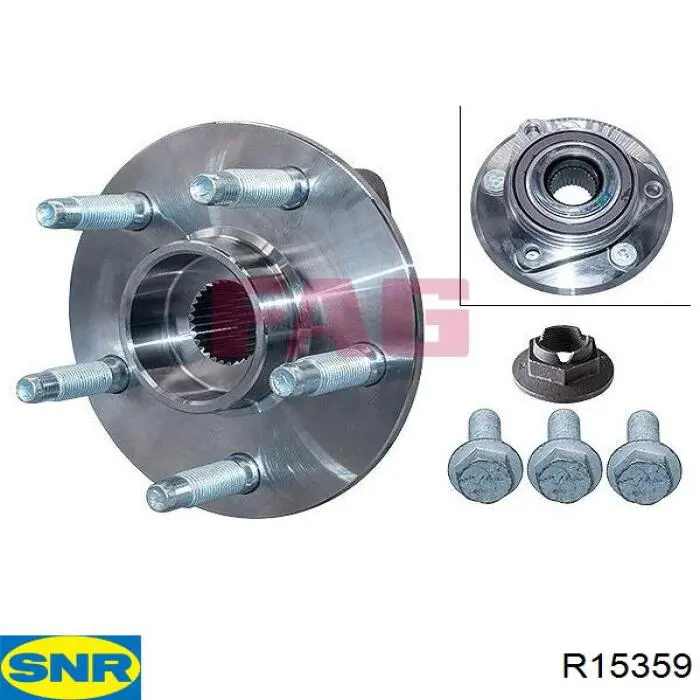 Задня маточина R15359 SNR