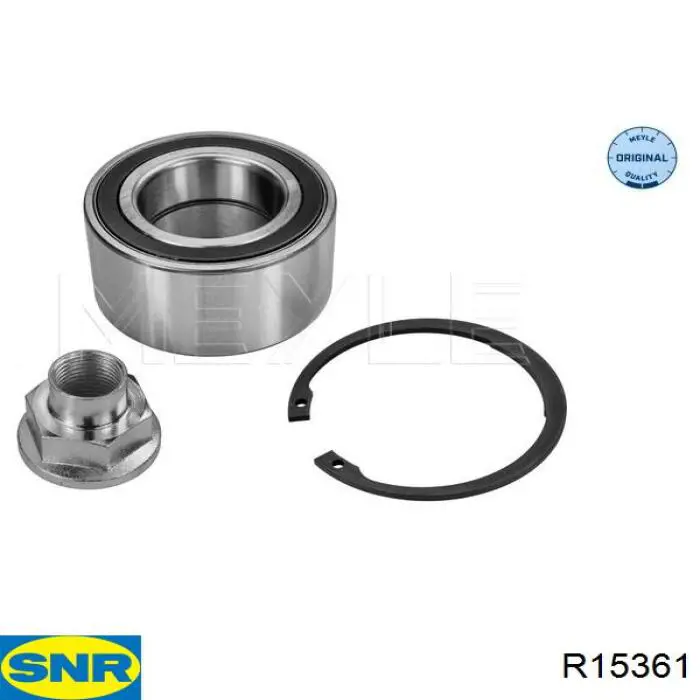 Комплект підшипник маточини передньої SNR R15361 ціна, від 24.53 USD