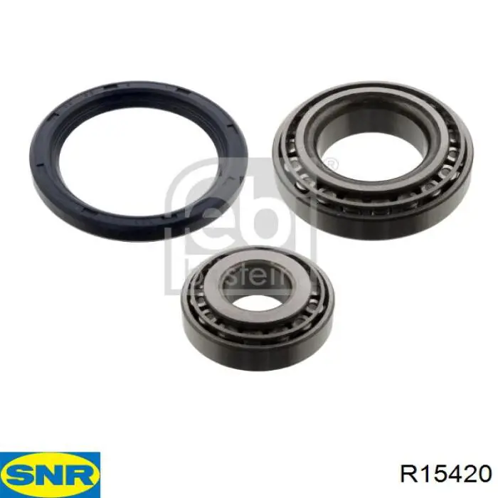 Комплект підшипник маточини передньої SNR R15420 ціна, від 11.33 USD