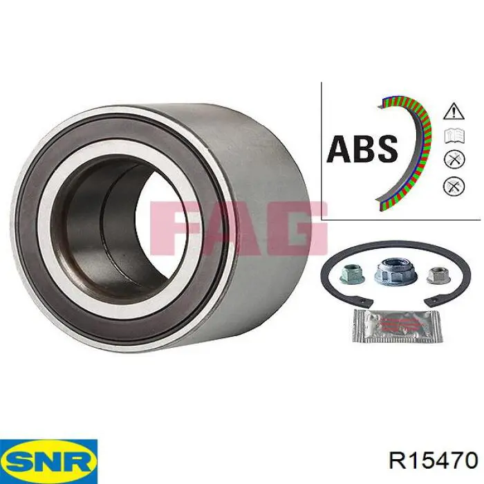 Купити R15470 SNR Підшипник ступиці передньої