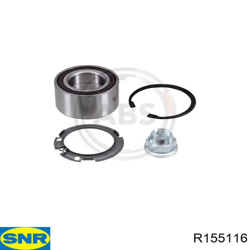 Підшипник маточини SNR R155116
