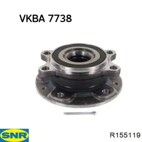 Маточина колеса передня SNR R155119 ціна, від 118.25 USD