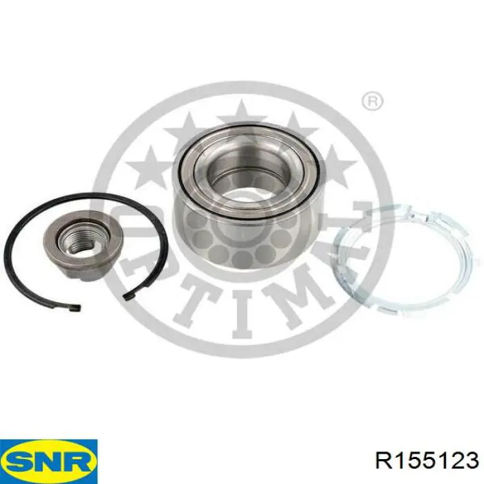 Комплект підшипник маточини передньої SNR R155123 ціна, від 29.46 USD