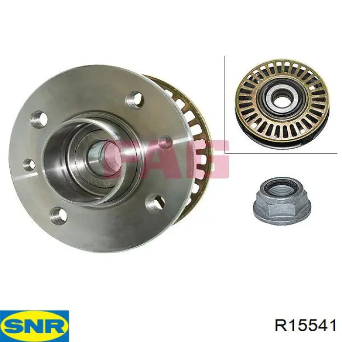 Купити R15541 SNR Підшипник ступиці колеса