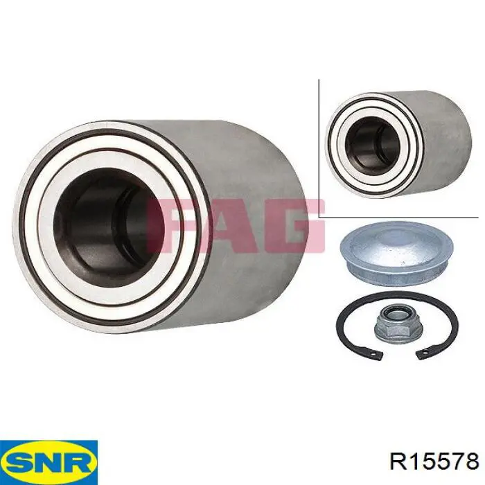 Купити R15578 SNR Підшипник задньої ступиці