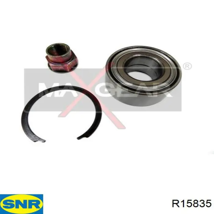 Комплект підшипник маточини передньої SNR R15835 ціна, від 19.00 USD