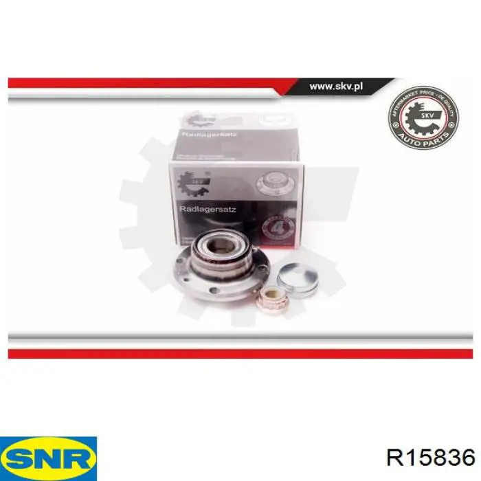Купити R15836 SNR Підшипник ступиці передньої