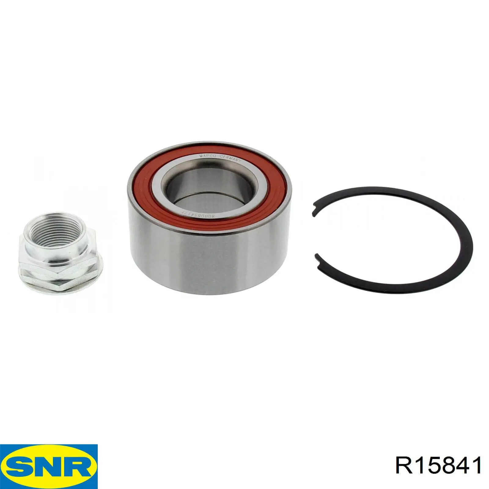 Комплект підшипник маточини передньої SNR R15841 ціна, від 20.50 USD