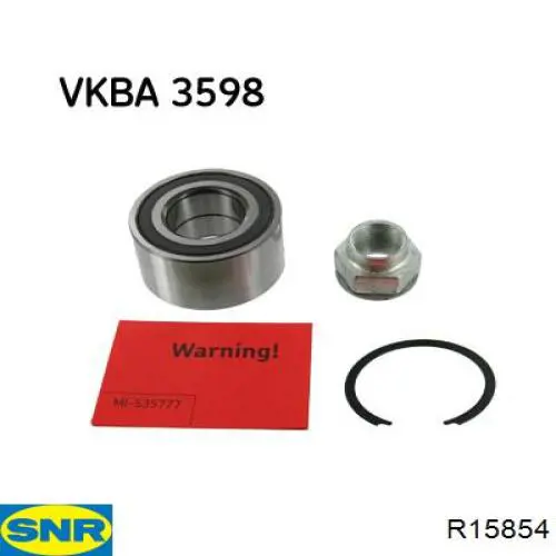 Комплект підшипник маточини передньої SNR R15854 ціна, від 30.70 USD