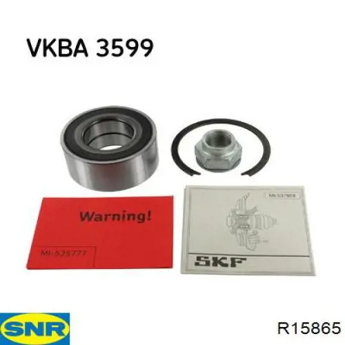 Купити R15865 SNR Підшипник ступиці передньої