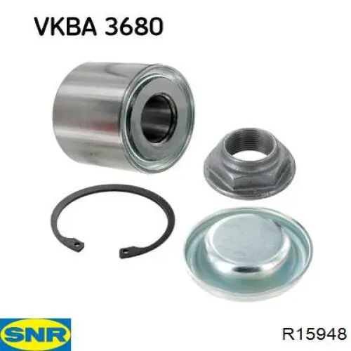Підшипник маточини задньої SNR R15948 ціна, від 30.18 USD