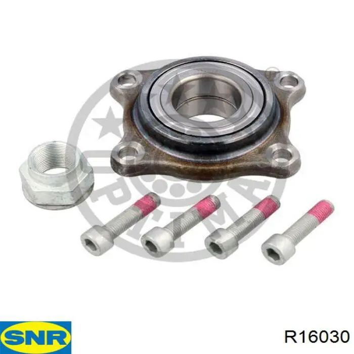 Комплект підшипник маточини передньої SNR R16030 ціна, від 46.05 USD