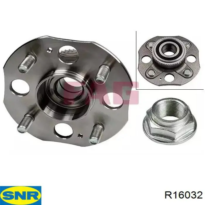 Маточини задніх коліс SNR R16032 ціна, від 84.39 USD