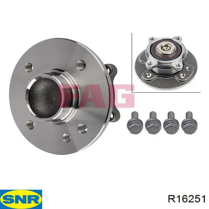 Маточини задніх коліс SNR R16251 ціна, від 80.20 USD
