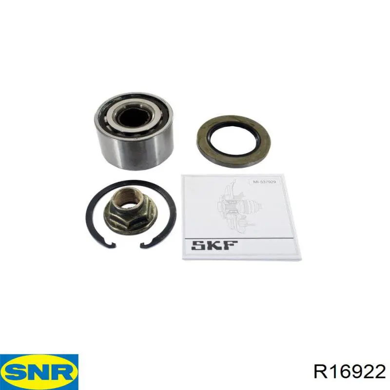 Купити R16922 SNR Підшипник ступиці передньої