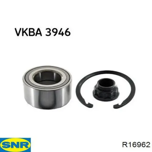 R16962 SNR Підшипник маточини передньої