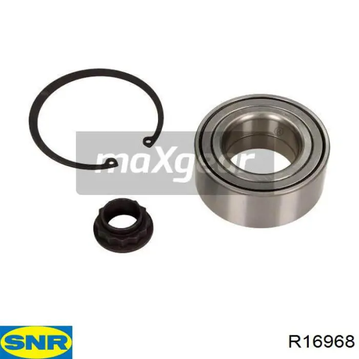 Комплект підшипник маточини передньої SNR R16968 ціна, від 26.89 USD