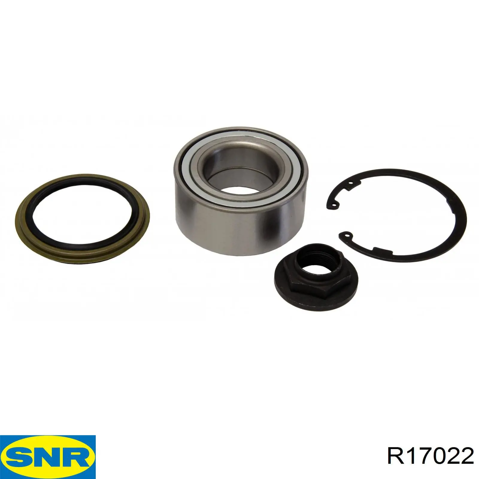 Комплект підшипник маточини передньої SNR R17022 ціна, від 14.88 USD