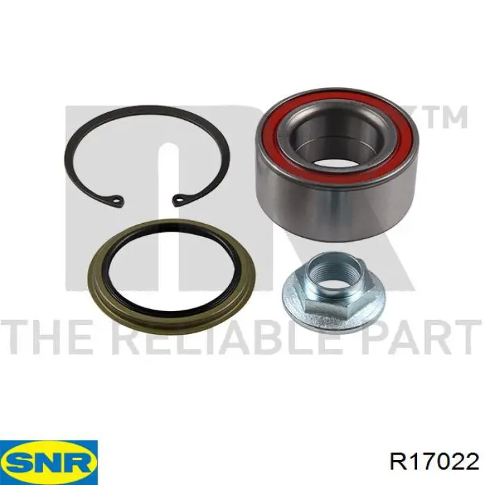 Комплект підшипник маточини передньої SNR R17022 ціна, від 14.88 USD
