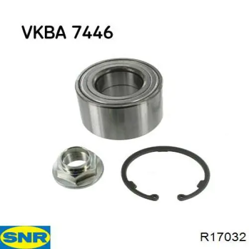 Комплект підшипник маточини передньої SNR R17032 ціна, від 31.91 USD