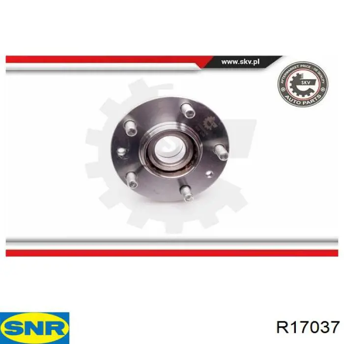 Купити R17037 SNR Підшипник ступиці колеса