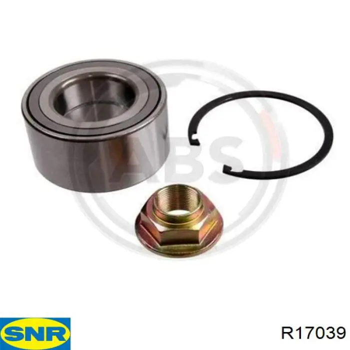Комплект підшипник маточини передньої SNR R17039 ціна, від 21.98 USD