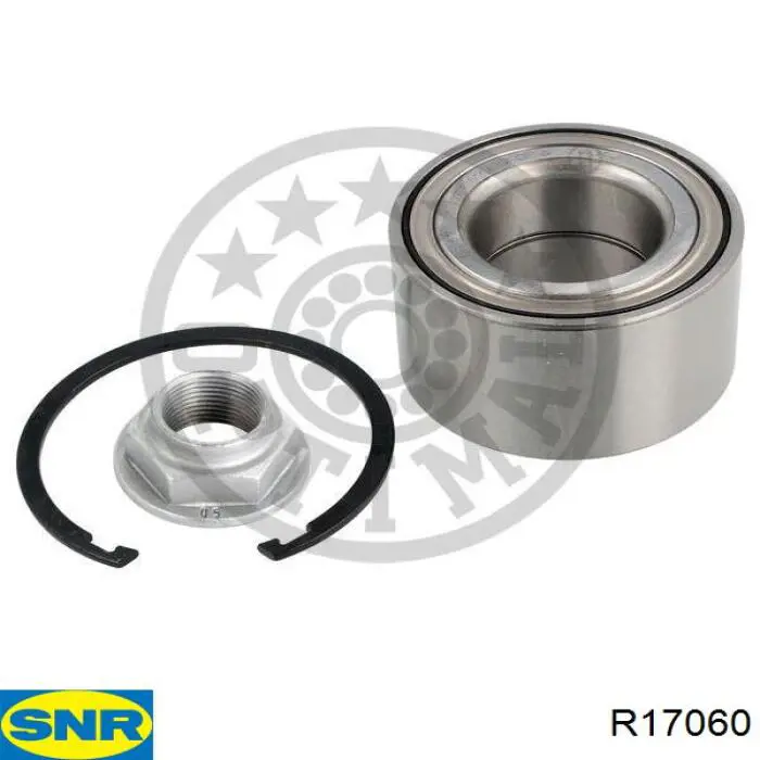 Комплект підшипник маточини передньої SNR R17060 ціна, від 35.61 USD