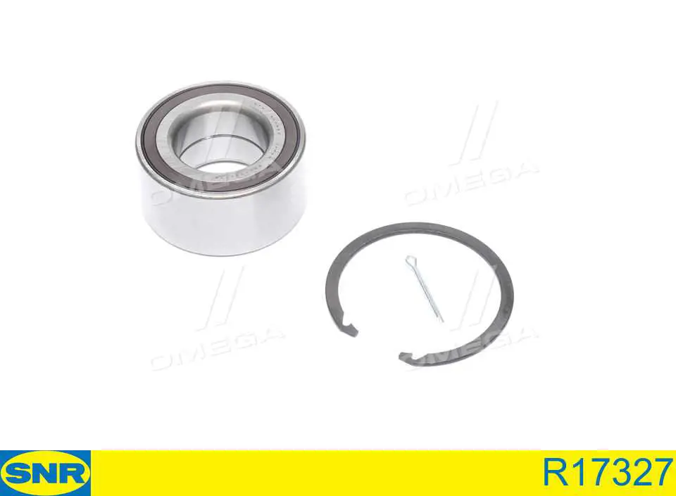Комплект підшипник маточини передньої SNR R17327 ціна, від 31.67 USD