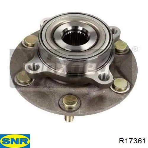 Комплект підшипник маточини передньої SNR R17361 ціна, від 133.34 USD