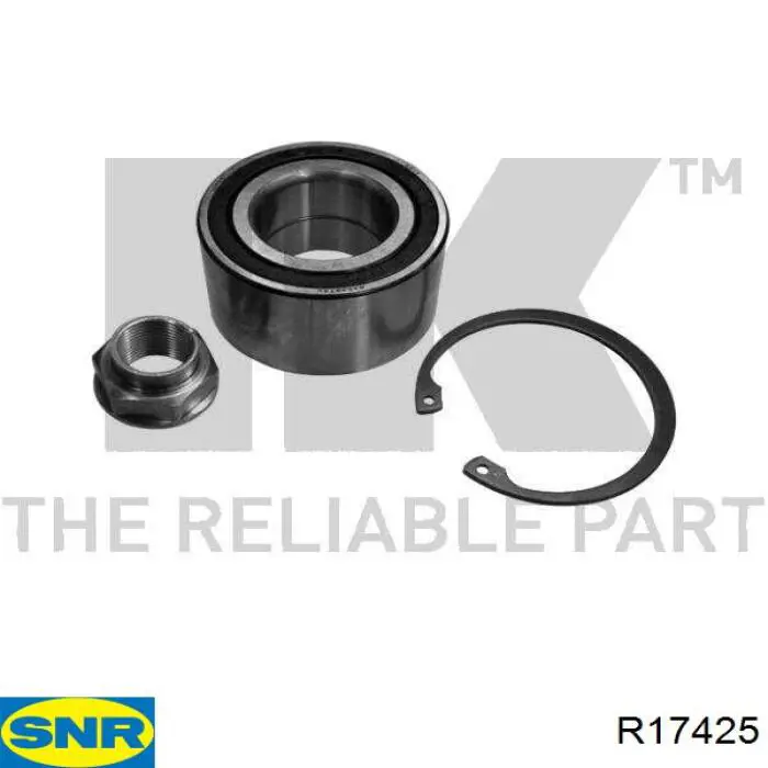 Комплект підшипник маточини передньої SNR R17425 ціна, від 17.74 USD