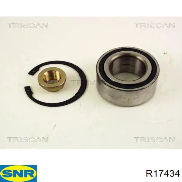 Комплект підшипник маточини передньої SNR R17434 ціна, від 27.08 USD