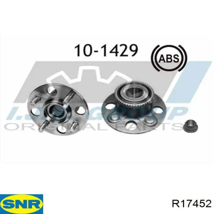 Маточини задніх коліс SNR R17452 ціна, від 36.22 USD