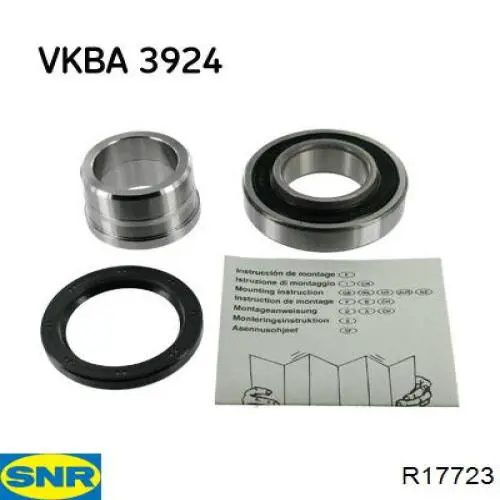 Підшипник маточини задньої SNR R17723 ціна, від 20.46 USD